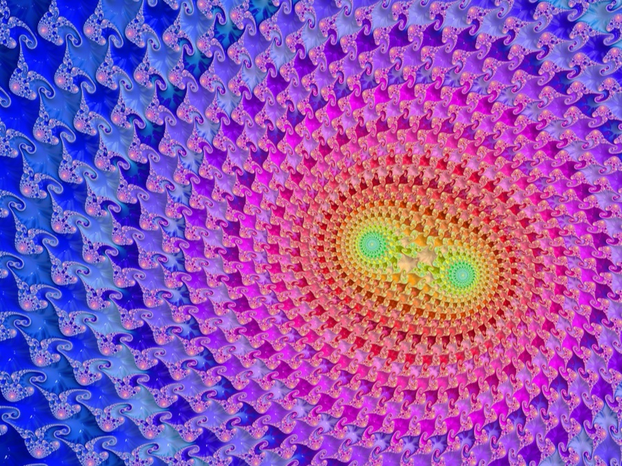 Deep Blue Spiral