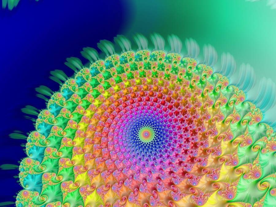 Feathered Spiral