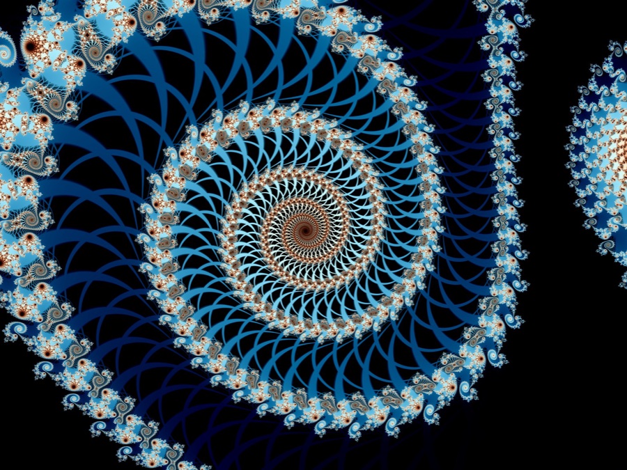 Dragon Spiral Center with Orbit Trap Lines