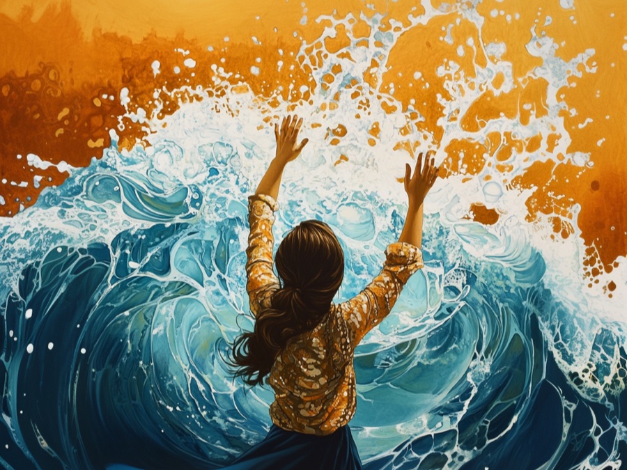 Julia Set Waves